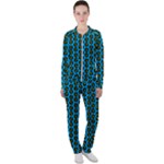 0059 Comic Head Bothered Smiley Pattern Casual Jacket and Pants Set