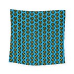 0059 Comic Head Bothered Smiley Pattern Square Tapestry (Small)