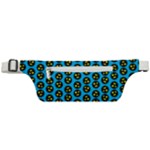 0059 Comic Head Bothered Smiley Pattern Active Waist Bag