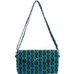 0059 Comic Head Bothered Smiley Pattern Removable Strap Clutch Bag