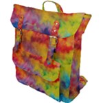 Colorful watercolors texture                                                    Buckle Up Backpack