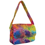 Colorful watercolors texture                                                    Courier Bag