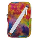 Colorful watercolors texture                                                 Belt Pouch Bag (Large)