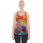 Colorful watercolors texture                                                  Piece Up Tank Top