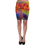 Colorful watercolors texture                                                    Bodycon Skirt