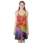 Colorful watercolors texture                                                    Camis Nightgown