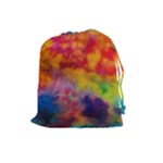 Colorful watercolors texture                                                    Drawstring Pouch