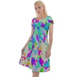 Watercolors spots                                                            Classic Short Sleeve Dress