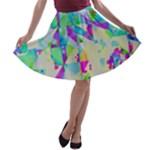 Watercolors spots                                                          A-line Skirt