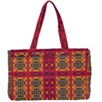Shapes in retro colors2                                                        Canvas Work Bag