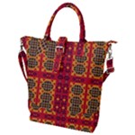 Shapes in retro colors2                                                        Buckle Top Tote Bag