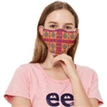 Shapes in retro colors2                                                       Fitted Cloth Face Mask (Adult)