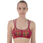 Shapes in retro colors2                                                              Line Them Up Sports Bra