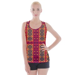 Shapes in retro colors2                                                          Criss cross Back Tank Top from ZippyPress