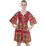 Shapes in retro colors2                                                              Boho Button Up Dress