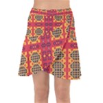 Shapes in retro colors2                                                              Wrap Front Skirt