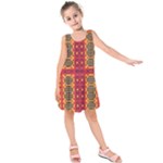 Shapes in retro colors2                                                          Kid s Sleeveless Dress