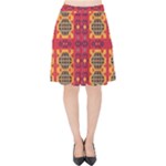 Shapes in retro colors2                                                          Velvet High Waist Skirt