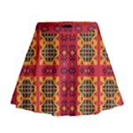 Shapes in retro colors2                                                             Mini Flare Skirt