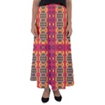 Shapes in retro colors2                                                         Flared Maxi Skirt