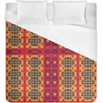 Shapes in retro colors2                                                            Duvet Cover (King Size)