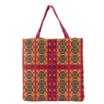 Shapes in retro colors2                                                           Grocery Tote Bag