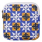Shapes on a blue background                                                           Mini Square Pouch