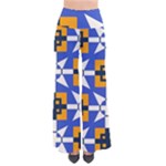 Shapes on a blue background                                                          Women s Chic Palazzo Pants