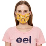 Ice cream on an orange background pattern                                                       Cloth Face Mask (Adult)
