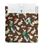 Easter rabbit pattern Duvet Cover Double Side (Full/ Double Size)