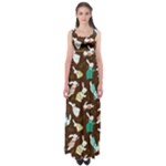 Easter rabbit pattern Empire Waist Maxi Dress