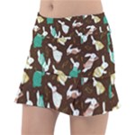 Easter rabbit pattern Classic Tennis Skirt