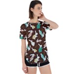 Easter rabbit pattern Perpetual Short Sleeve T-Shirt