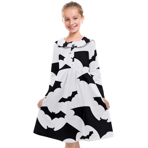 Deathrock Bats Kids  Midi Sailor Dress from ZippyPress