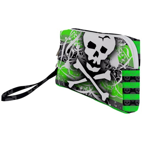 Deathrock Skull Wristlet Pouch Bag (Small) from ZippyPress