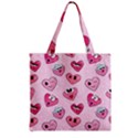 Zipper Grocery Tote Bag 