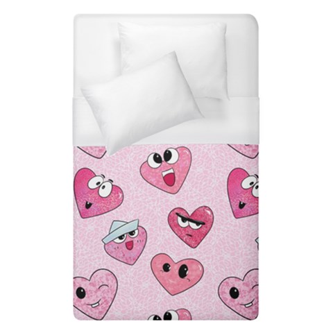Emoji Heart Duvet Cover (Single Size) from ZippyPress