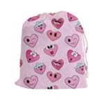 Emoji Heart Drawstring Pouch (2XL)