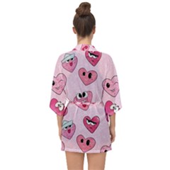 Half Sleeve Chiffon Kimono 