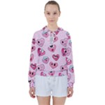 Emoji Heart Women s Tie Up Sweat