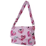 Emoji Heart Full Print Messenger Bag (S)