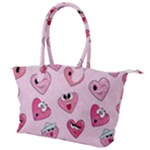 Emoji Heart Canvas Shoulder Bag