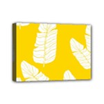 Yellow Banana Leaves Mini Canvas 7  x 5  (Stretched)