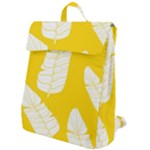 Yellow Banana Leaves Flap Top Backpack