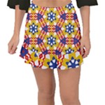 Wavey shapes pattern                                                              Fishtail Mini Chiffon Skirt