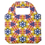 Wavey shapes pattern                                    Premium Foldable Grocery Recycle Bag