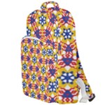Wavey shapes pattern                                                       Double Compartment Backpack