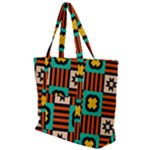 Shapes in shapes                                                           Zip Up Canvas Bag