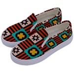 Shapes in shapes                                                              Kids  Canvas Slip Ons