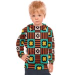 Shapes in shapes                                                            Kids  Hooded Pullover